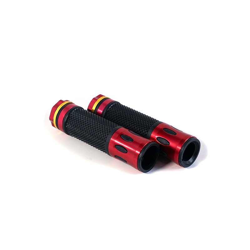 CQXZG Motorcycle handlebar modified parts riding scooter handlebar aluminum alloy round acceleration handle rubber sleeve