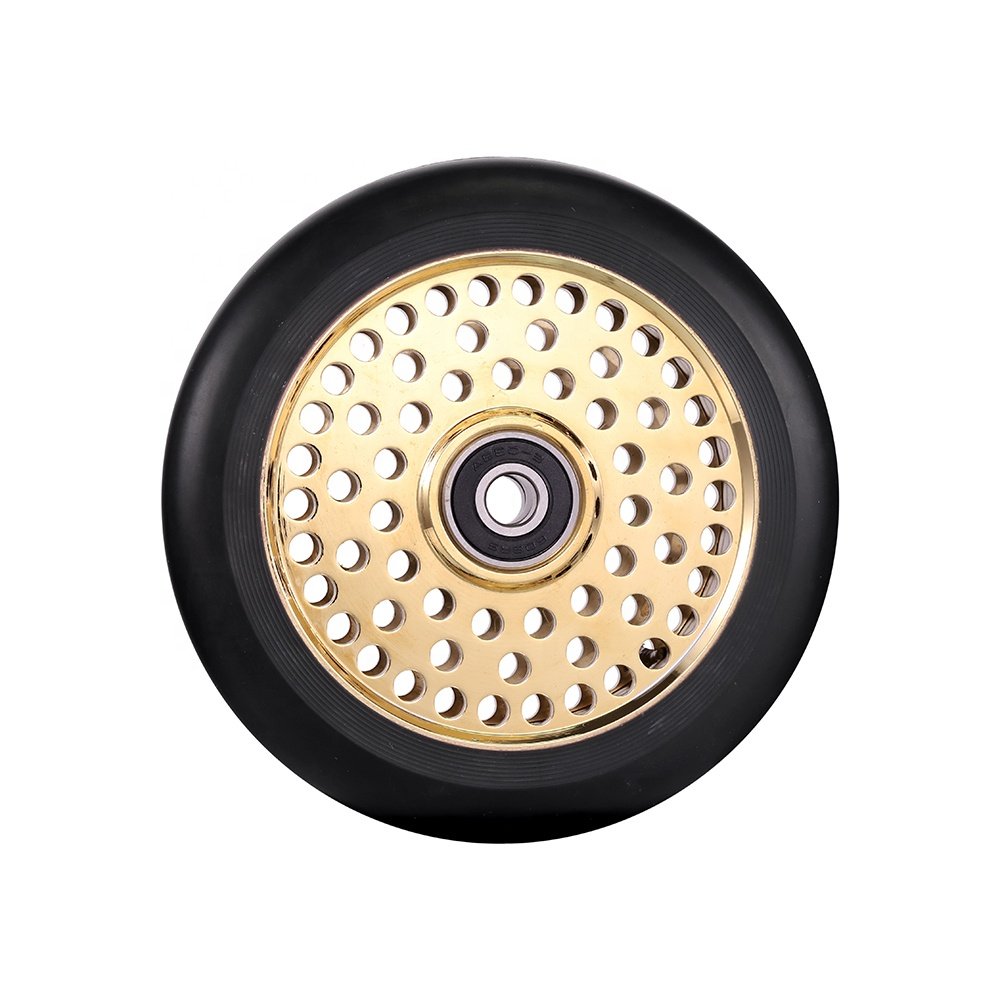 Huoli Pro 110mm 120mm Extreme Sport Pro Stunt Scooter Wheels Wear Resistant PU 88A With ABEC-9 Bearing Aluminum Core