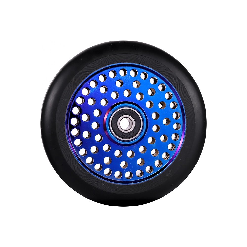 Huoli Pro 110mm 120mm Extreme Sport Pro Stunt Scooter Wheels Wear Resistant PU 88A With ABEC-9 Bearing Aluminum Core