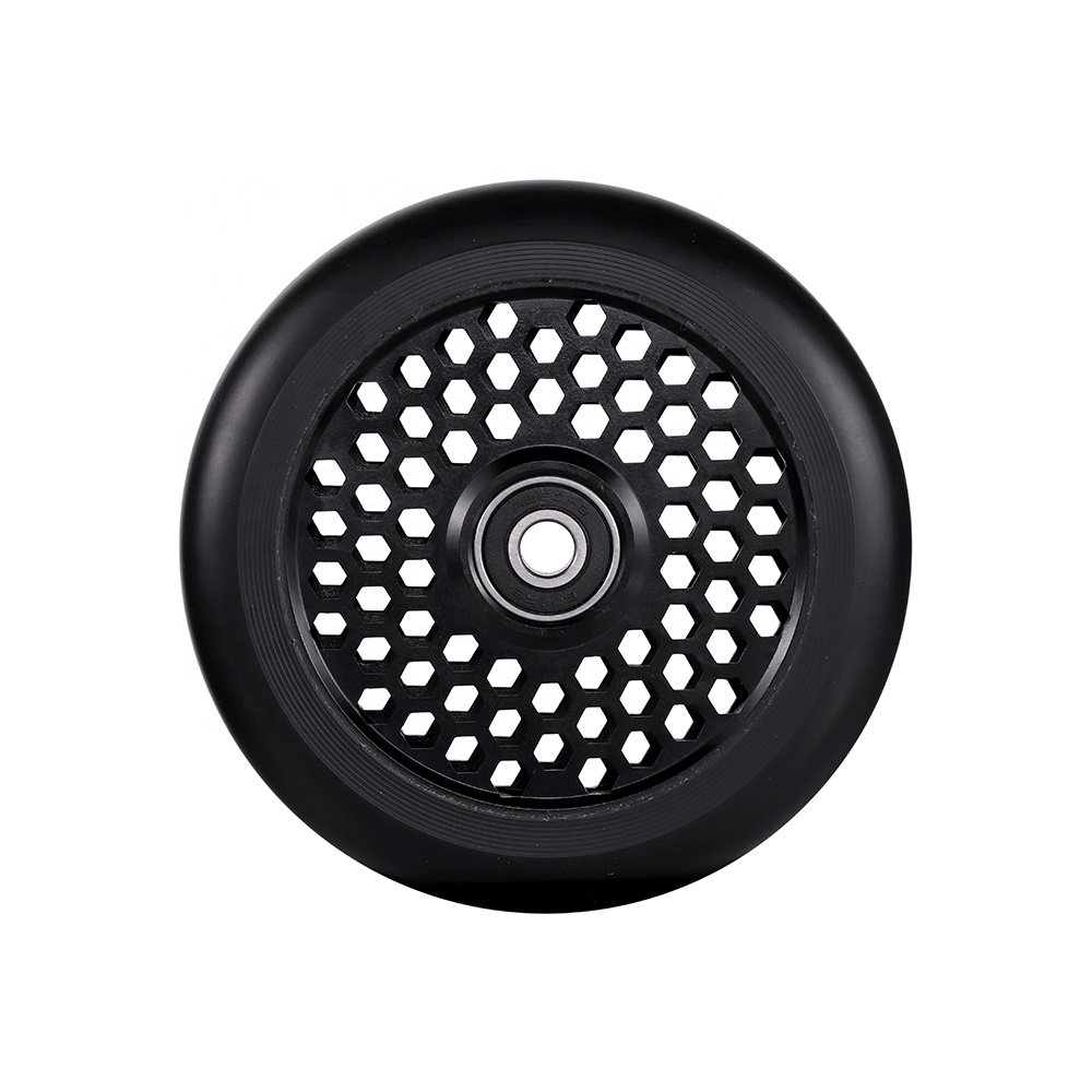 Huoli Pro 110mm 120mm Extreme Sport Pro Stunt Scooter Wheels Wear Resistant PU 88A With ABEC-9 Bearing Aluminum Core