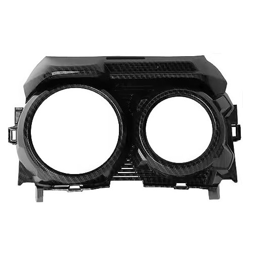 Modified motorcycle Water Transfer Printing Carbon Fiber Headlight Cover for tank yamaha gy6 125cc motorcycle accessories