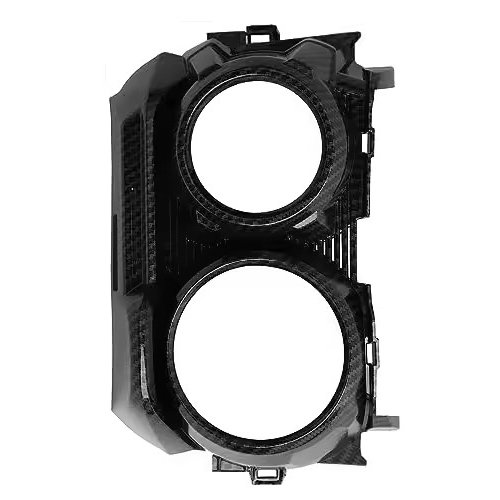Modified motorcycle Water Transfer Printing Carbon Fiber Headlight Cover for tank yamaha gy6 125cc motorcycle accessories