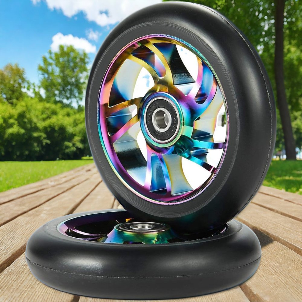 YSMLE Hot Sale Pro stunt scooter wheel 110mm PU with Aluminum Core inline skates wheels