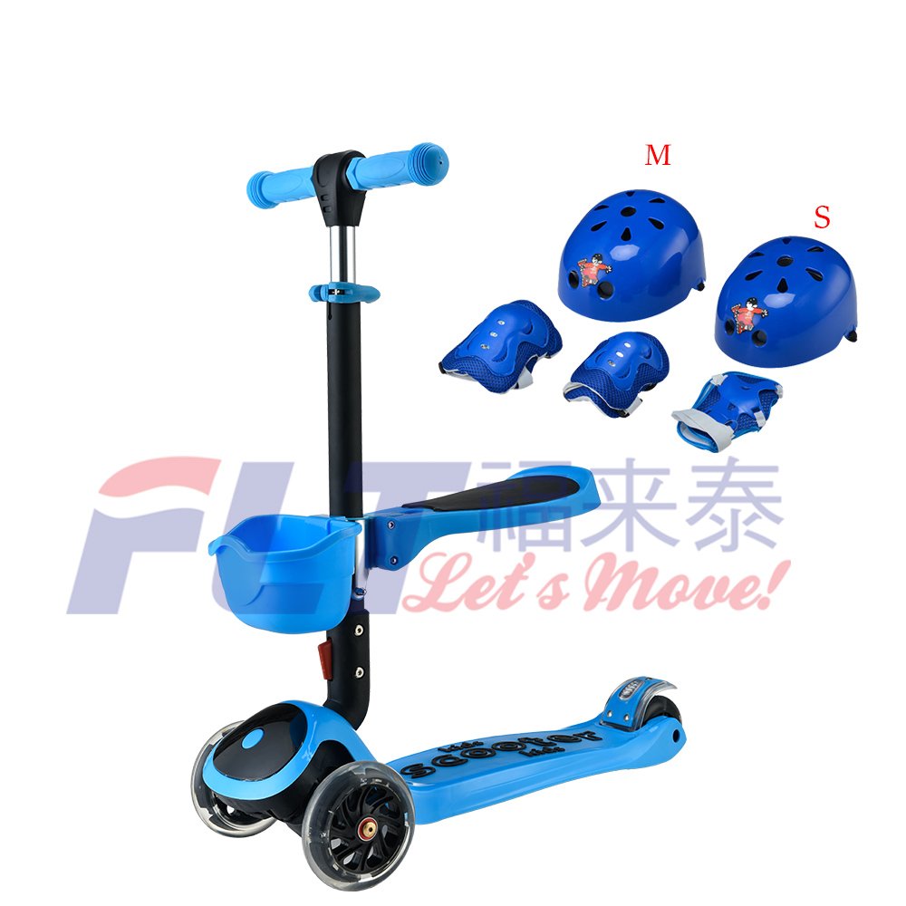 Hot sale high quality 3 in 1 kids scooter with spare parts kick scooter for children