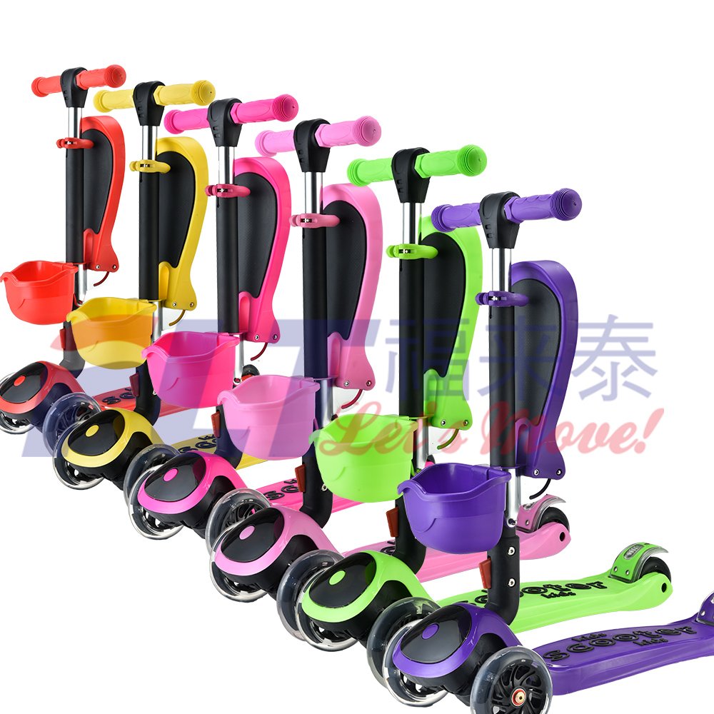 Hot sale high quality 3 in 1 kids scooter with spare parts kick scooter for children