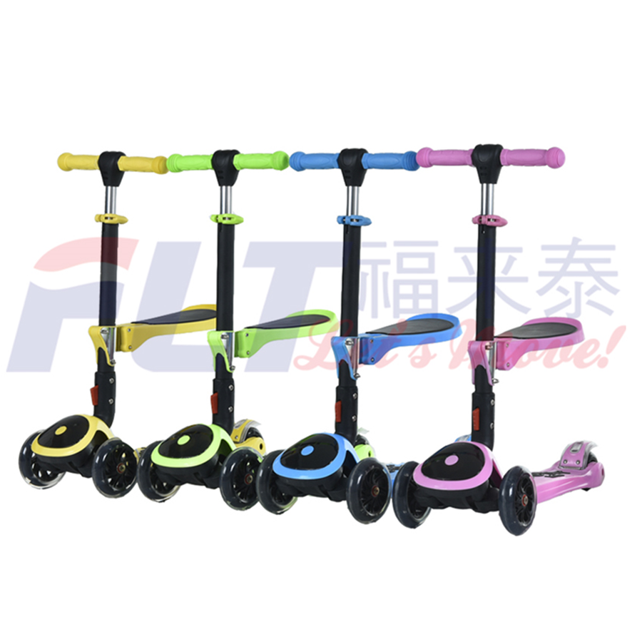 Hot sale high quality 3 in 1 kids scooter with spare parts kick scooter for children