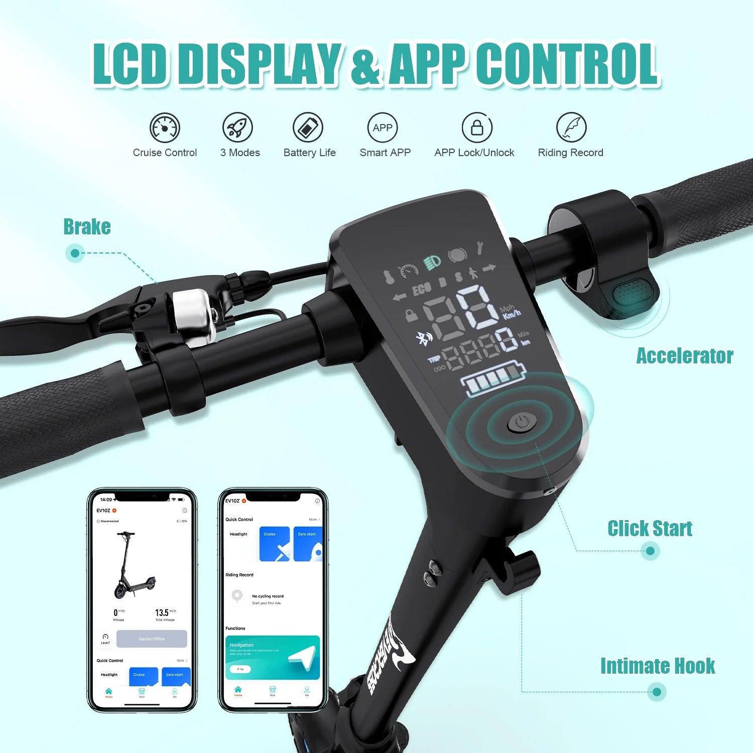 KOOLUX 500W 10Inch 36V 11.4Ah Two Wheels Foldable Adult Kick Scooters Electric Scooters EU Warehouse Stock Mobility E-Scooter