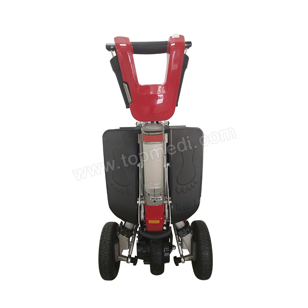 2020 fashion foldable luggage box electric handicapped scooter