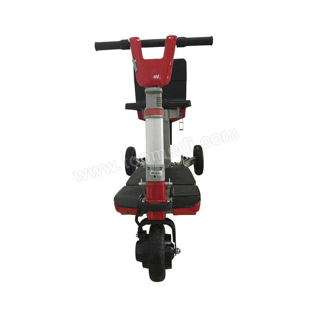 2020 fashion foldable luggage box electric handicapped scooter
