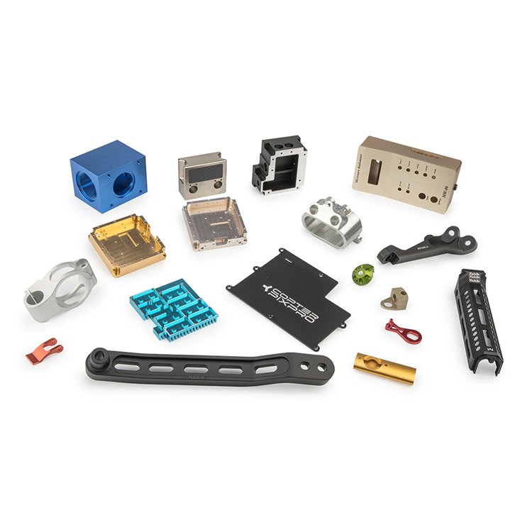 Custom Print Anodized Chameleon Color Aluminum Precision Spare Turning Milling Metal CNC Machining Parts