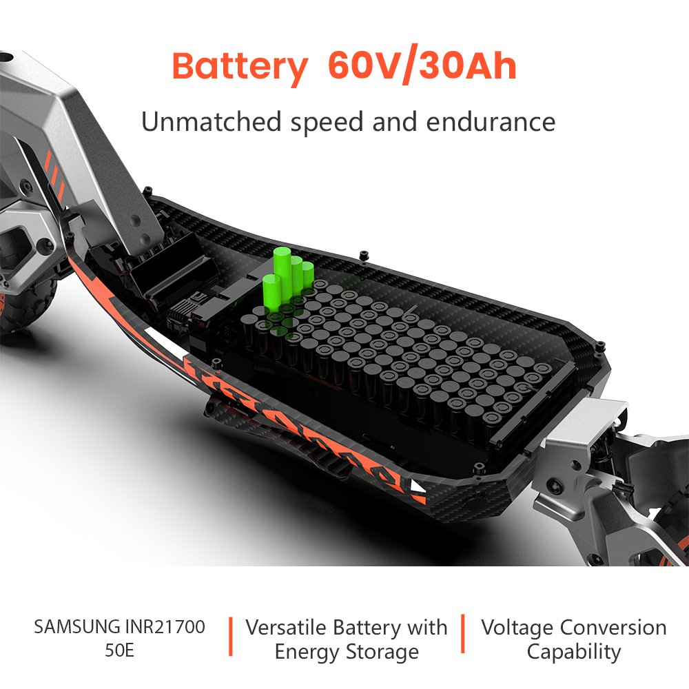 Titaone X Folding E Motocross Bike 115Km Long Mileage With 60V 30Ah 11Inch Fat Tire Ebike Electric Scooter Motorcycle For Adult