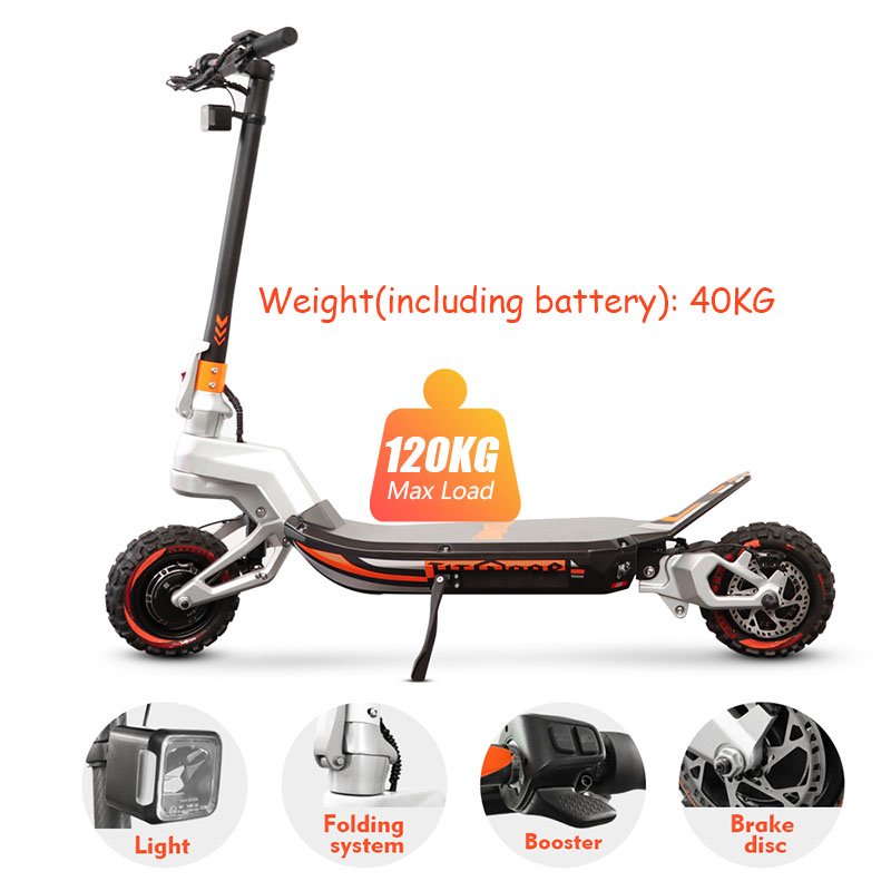 Titaone X Folding E Motocross Bike 115Km Long Mileage With 60V 30Ah 11Inch Fat Tire Ebike Electric Scooter Motorcycle For Adult
