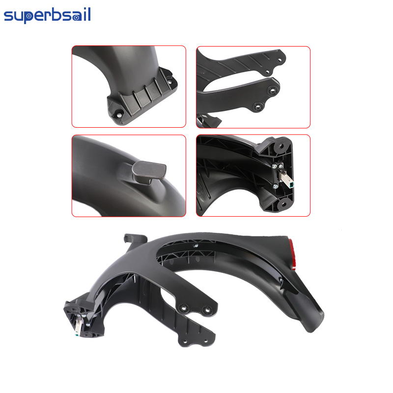 Superbsail Original Rear Fender For Ninebo KickScooter Max G2 Electric Scooter Mudguard Parts Taillight Bracket