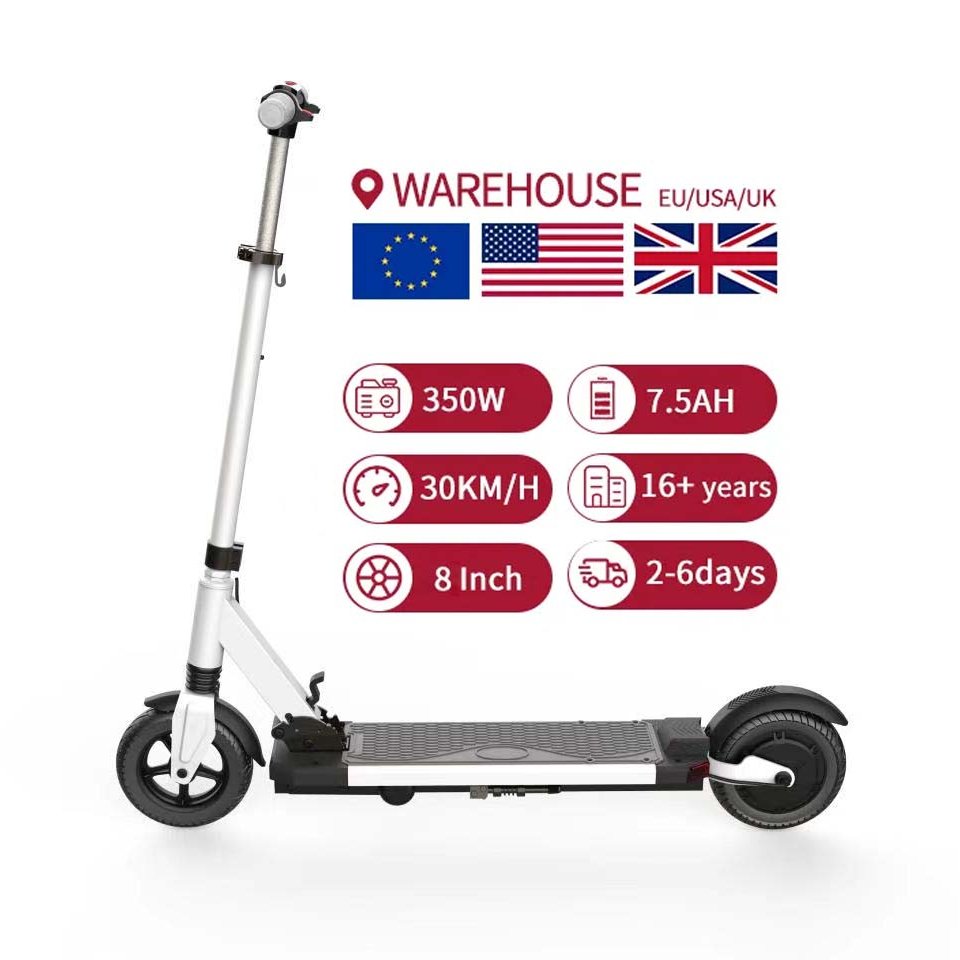 New type Electric Scooters 350w E scooters For Adults Customizable Electrical Scooters
