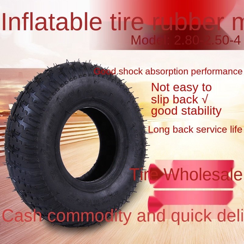 Electric bicycle tire in stock wholesale model 2.80/2.50-4 Pneumatic tire