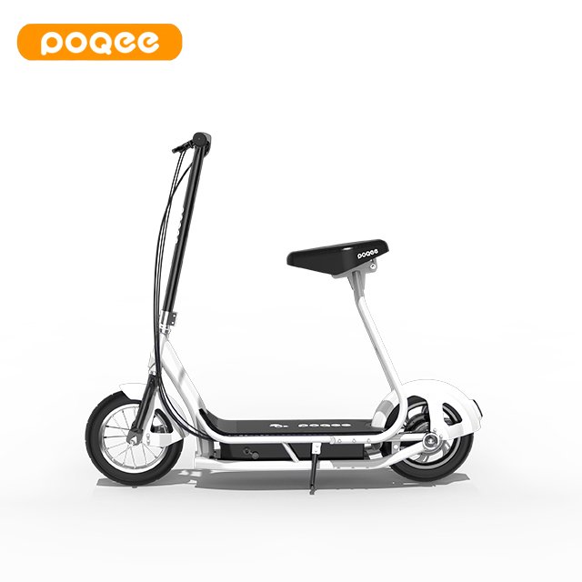 12 inch 250W kick scooters with high speed electric scooter with seat with pedals kids handlebar electric scooter