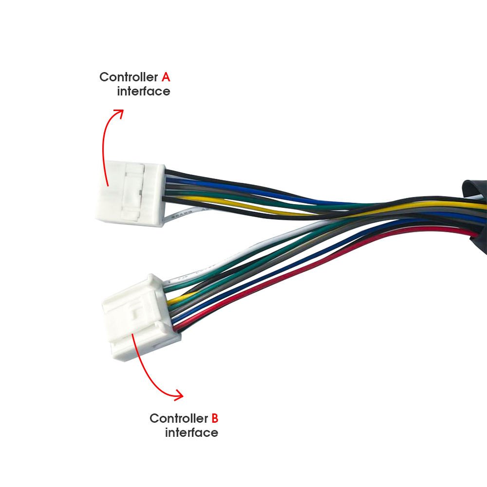 Yunli 60v 50A mobility scooter spare parts motor controller kit with finger throttle intelligent display