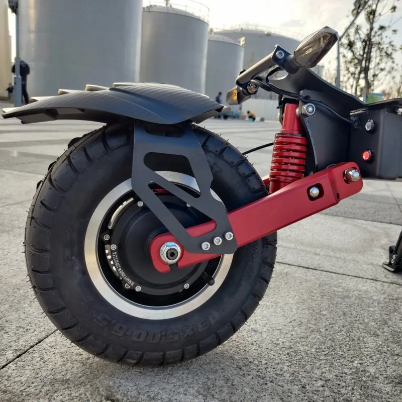 60V 6000W Dual Motor Electric Scooter for Adults Fast 100km/h with Seat Long Range 10 Inch Tire 1500W Power Front Brake