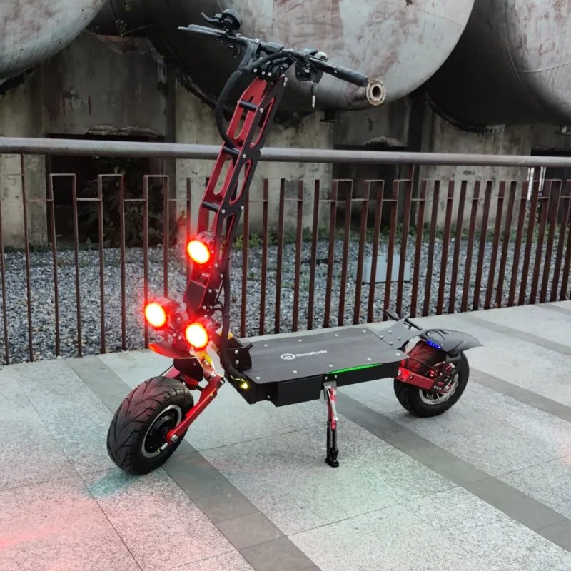 60V 6000W Dual Motor Electric Scooter for Adults Fast 100km/h with Seat Long Range 10 Inch Tire 1500W Power Front Brake