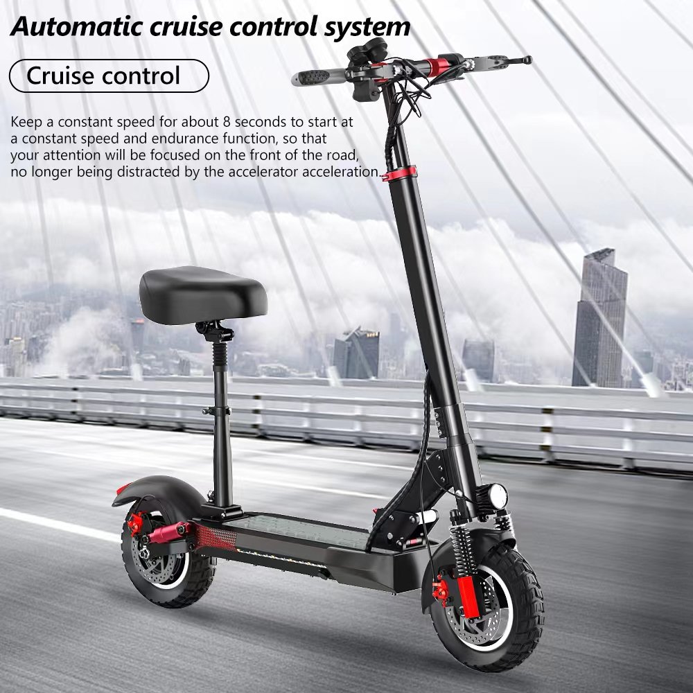 UK Warehouse Best Seller M4 PRO 800W 45KM/H Adults Electric Scooter with Disc Brake and Comfortable Seat Unisex