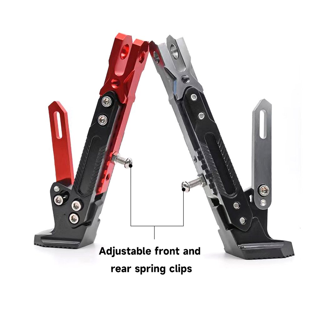 Height adjustment CNC Metal Motorcycle Foot Kickstand Electrombile Kick Side Stand for Universal Motorcycle Parts