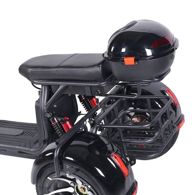 Three Wheel Electric Scooter 1000W Motor 10 inch Fat Tire E Scooter Powerful Electric Scooters