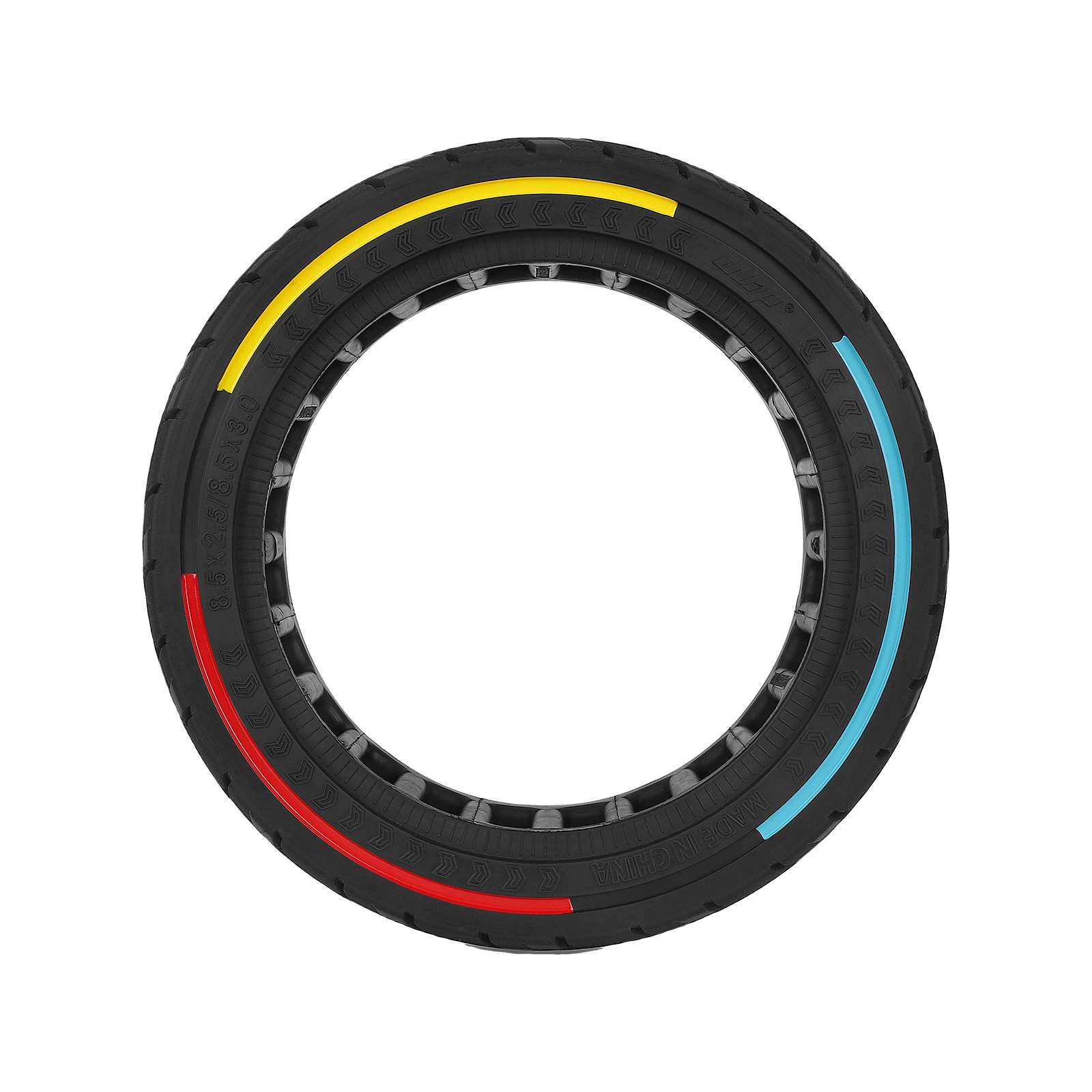8.5*2.5 Off-Road Solid Tire 8.5 Inch Wheel Solid Tires With Three Colours Circle For Dualtron Mini Motor Scooter Tyres Parts
