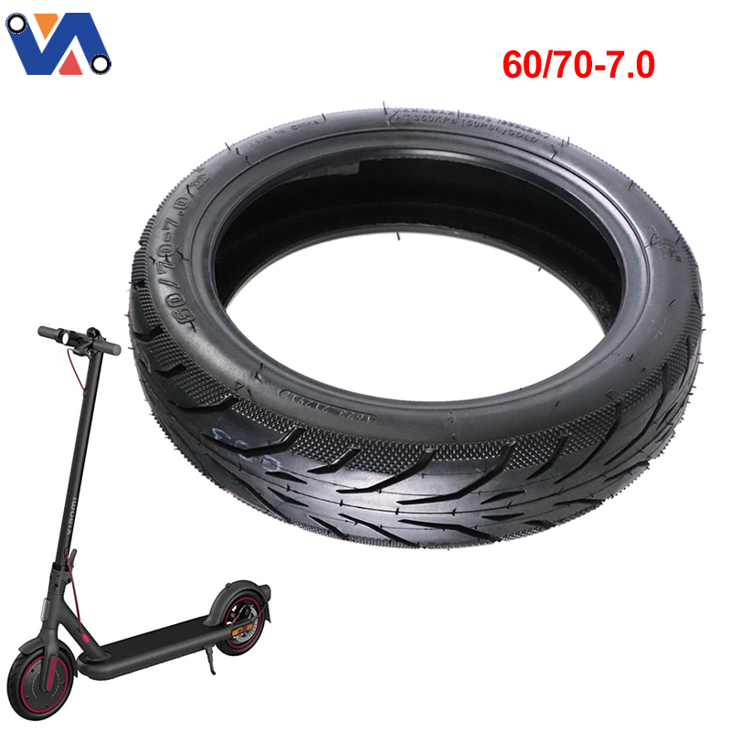 New Image Vacuum Tire with glue 60/70-7.0 Tubeless Tire For MI4/MI4 Pro Electric Scooter 10 Inch Wheel Tyre Replacement Parts
