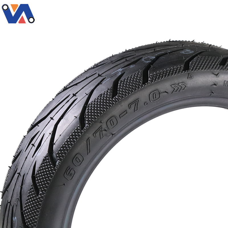 New Image Vacuum Tire with glue 60/70-7.0 Tubeless Tire For MI4/MI4 Pro Electric Scooter 10 Inch Wheel Tyre Replacement Parts