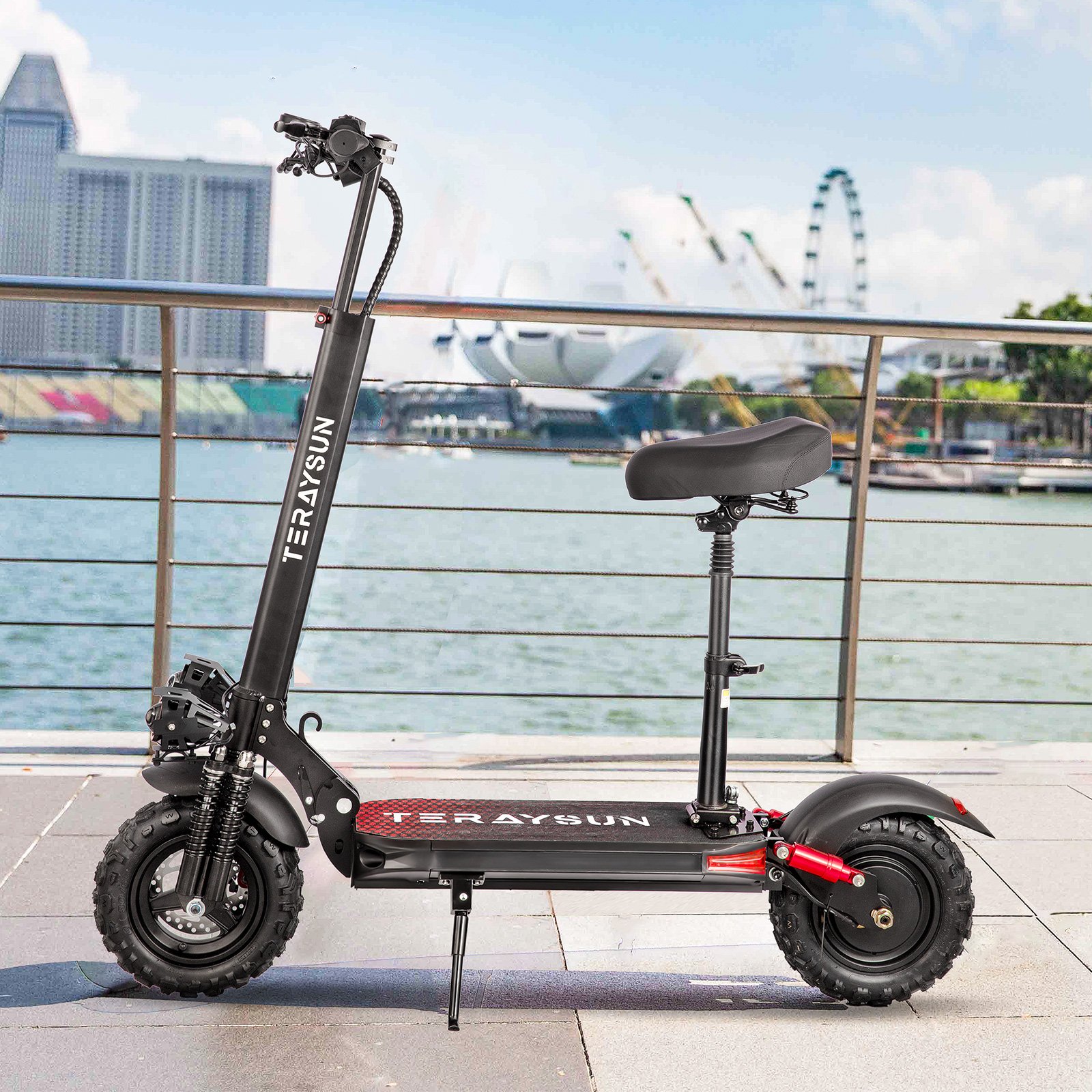 Foldable 1200W 11" off-road tires Electric Scooters e scooter mobility scooter Direct shipping from US warehouse