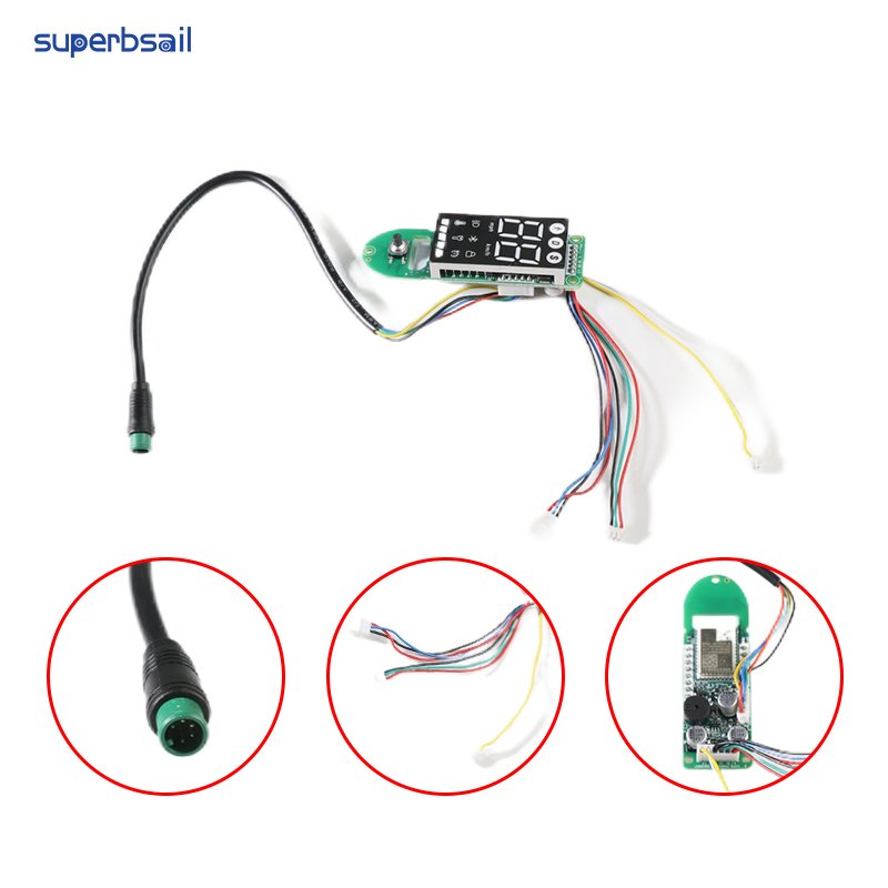 Superbsail Original Dashboard For MI4LITE Electric Scooter mi pro KickScooter Bluetooth Board LED Display Screen Instrument