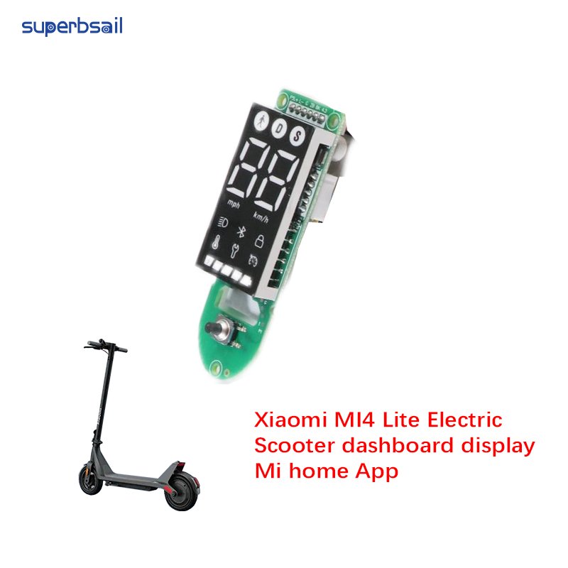Superbsail Original Dashboard For MI4LITE Electric Scooter mi pro KickScooter Bluetooth Board LED Display Screen Instrument