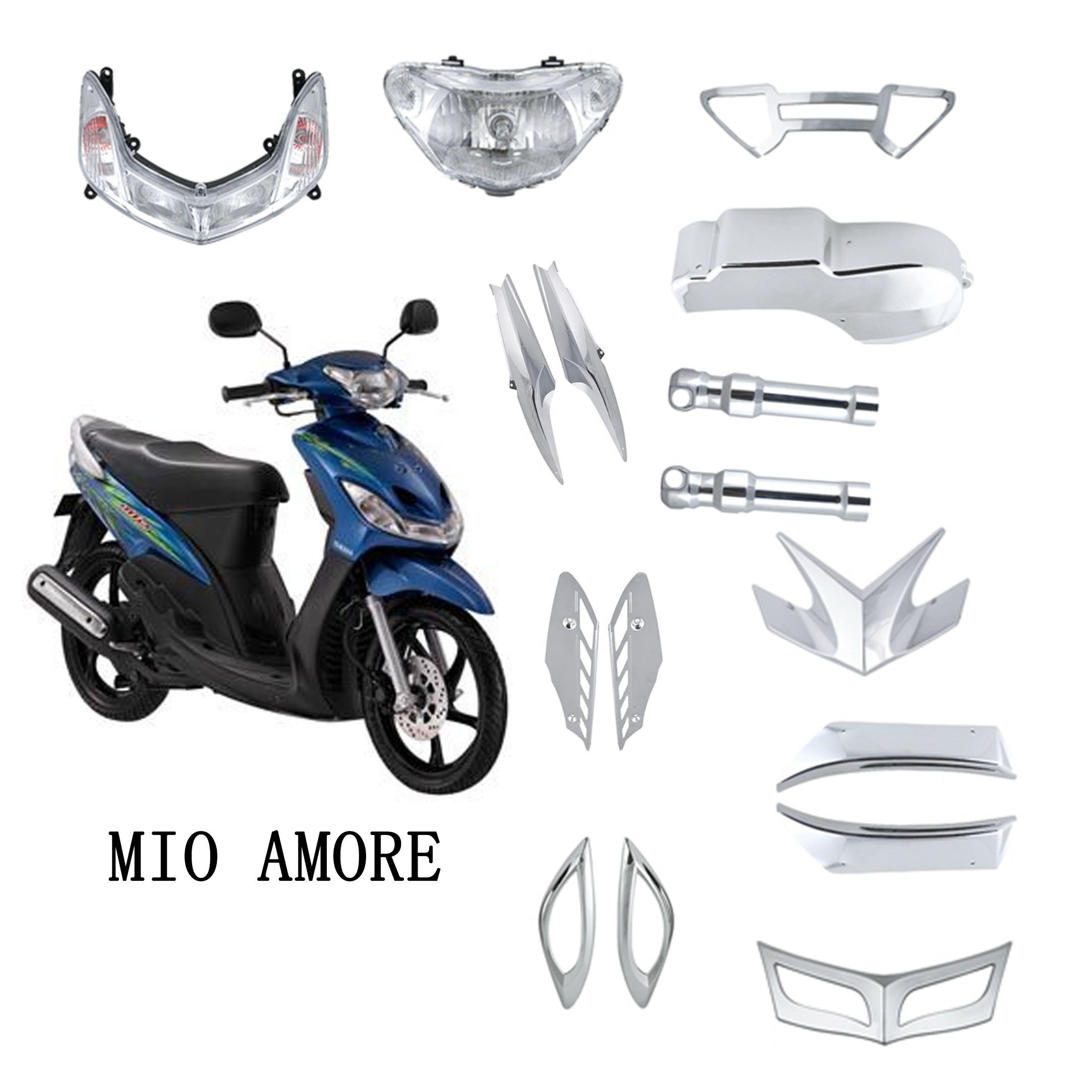 MIO sporty racing motorcycle full plastic retro refit fairing body parts kit