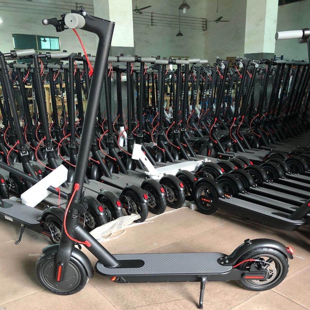 Foldable Scooters Electrics 2 Wheel Eu Warehouse 350W Kick Scooter Electrico Fold E-Scooter Adult Fast Electric Scooters