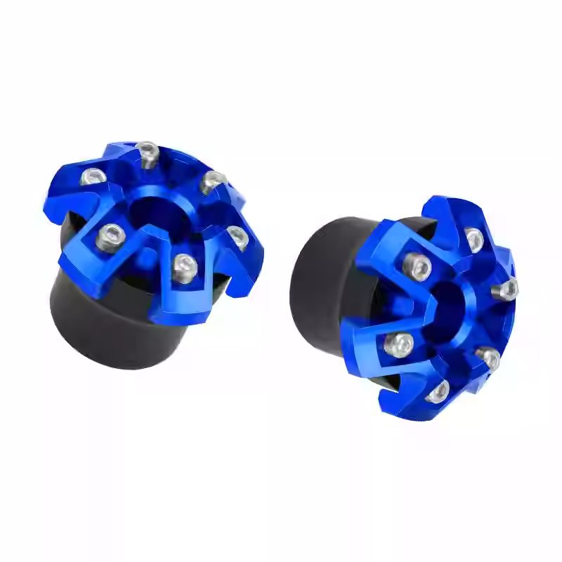 Off road motorcycle anti drop cup aluminum alloy shock absorber cup hexagonal anti drop front fork cup