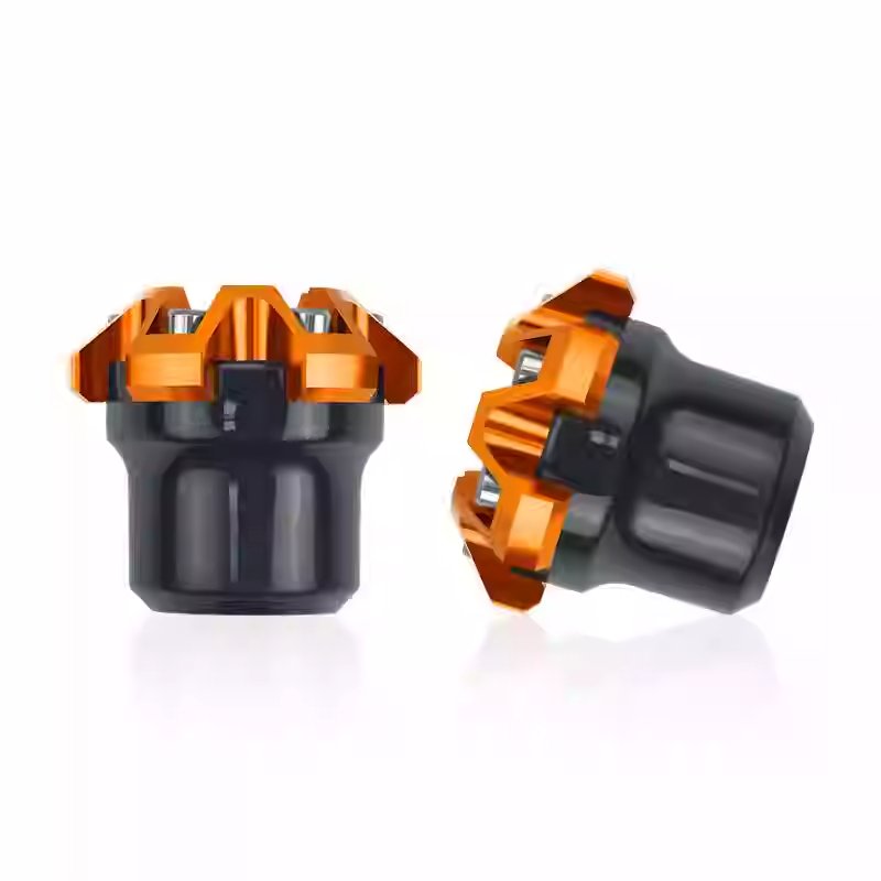 Off road motorcycle anti drop cup aluminum alloy shock absorber cup hexagonal anti drop front fork cup