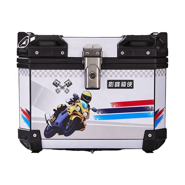 motorcycle PP plastic box Maxi-Scooter motor X-size motorbike trunk big tail cases top box baggage accessories luggage parts