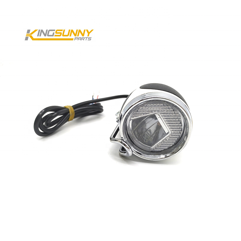King Sunny Black Waterproof Front Light for Kugoo M4 Electric Scooter Parts Head Lamp Escooter Repair Accessory Headlight