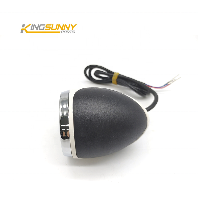 King Sunny Black Waterproof Front Light for Kugoo M4 Electric Scooter Parts Head Lamp Escooter Repair Accessory Headlight