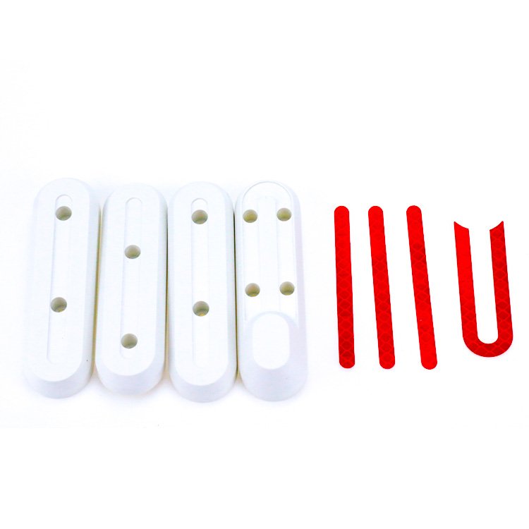 Electric Scooter Front and Rear Fork Decorative Cover with Reflective Sticker For M365 Scooter Accessories Parts