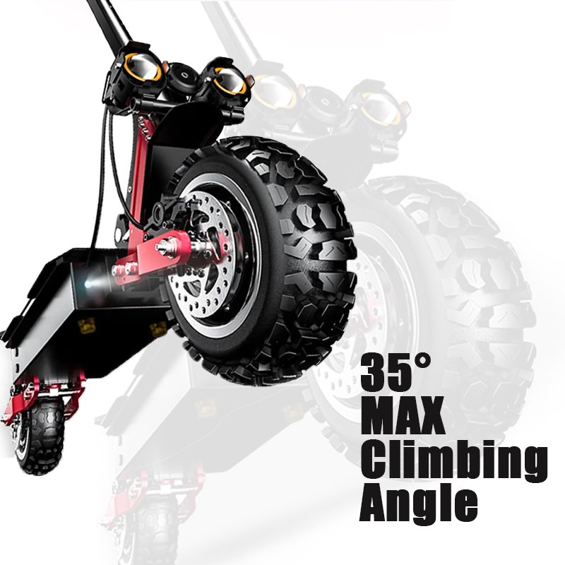 11-inch Hollow Rod Dual Drive Motor 5600w Powerful Electric Scooter
