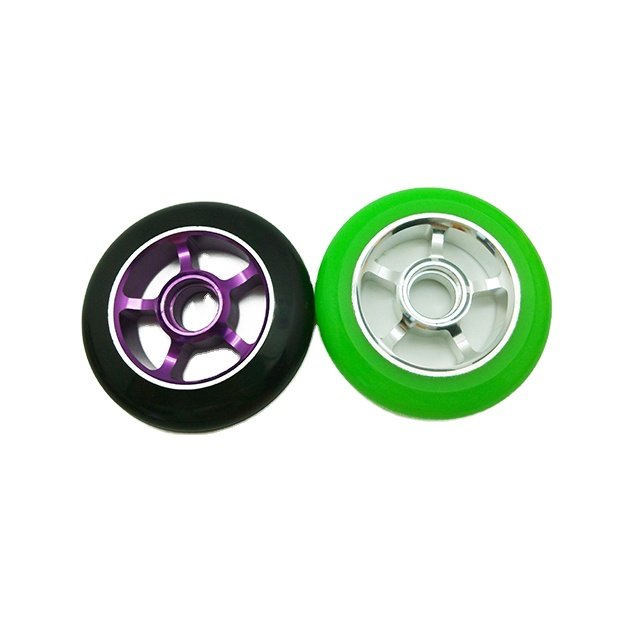 Aluminium Core High Rebound Pro Scooter Wheel 100mm 110mm 120mm 125mm Stunt Drift Wheels for Scooter Parts