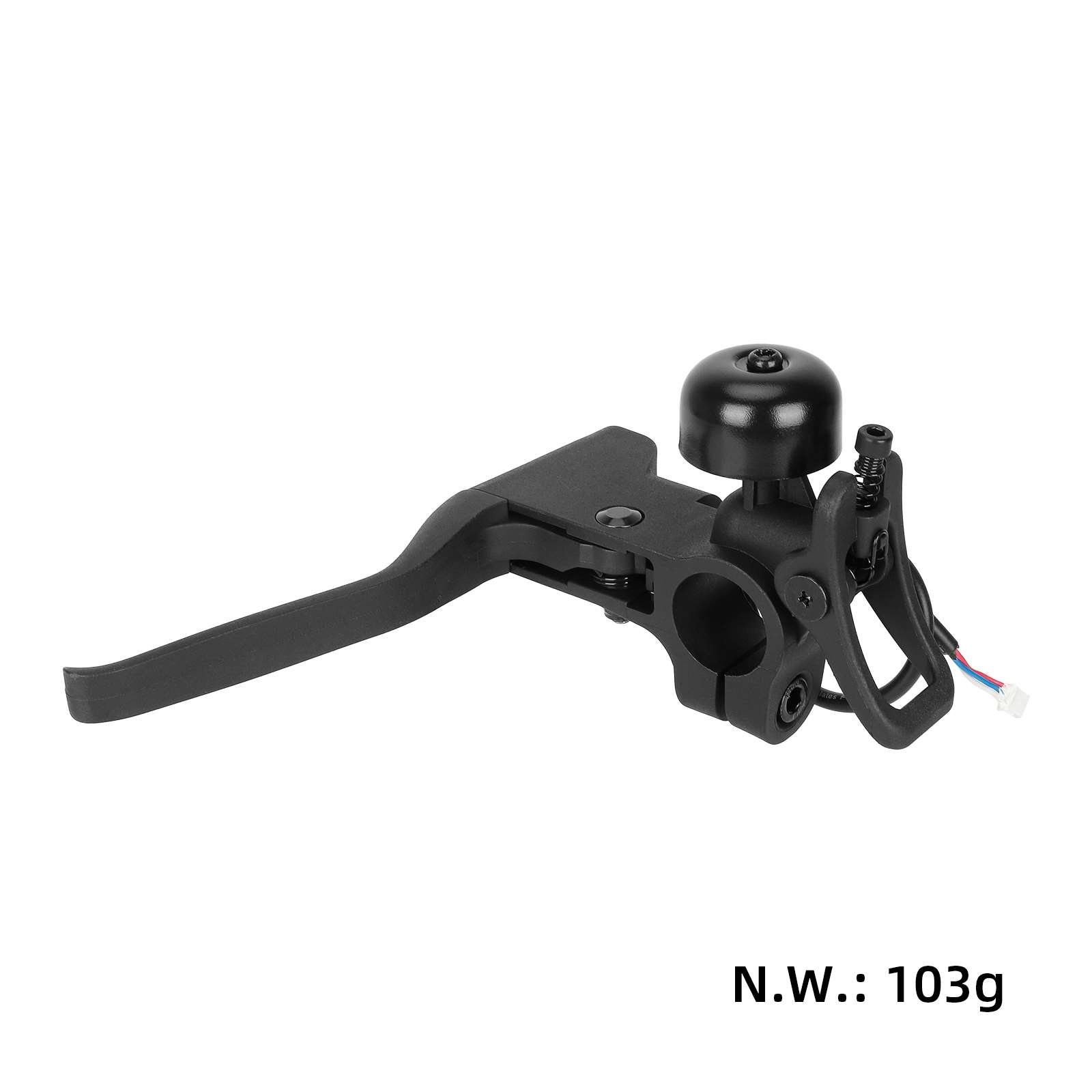 Electric Scooter Left Brake Lever With Bell For Mi4 Pro Scooter Aluminum Alloy Brake Handle Replacement Parts Accessories