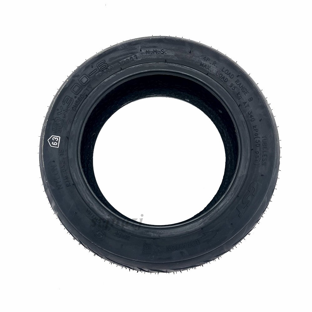 10x3.00-6 Tubeless Tire 10x2.50/3.0 Vacuum Tyre for 10 Inch Electric Scooter Wear-resistant High-quality Parts