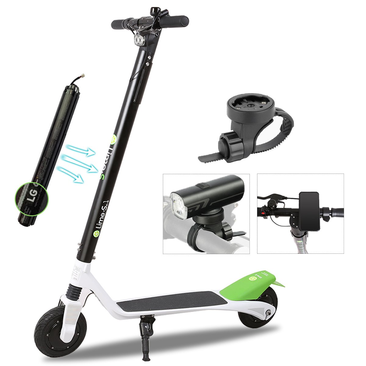 23 Miles Long Distance Electric Scooter New Material Adults Electric Scooter Cheap European Warehouse Electric Scooter Two Wheel