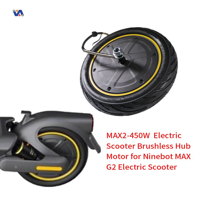Original New Image Ninebot KickScooter Max G2 Electric Scooter Rear Wheel Hub Motor 24V Aluminium Drum Brake Scooter Engines