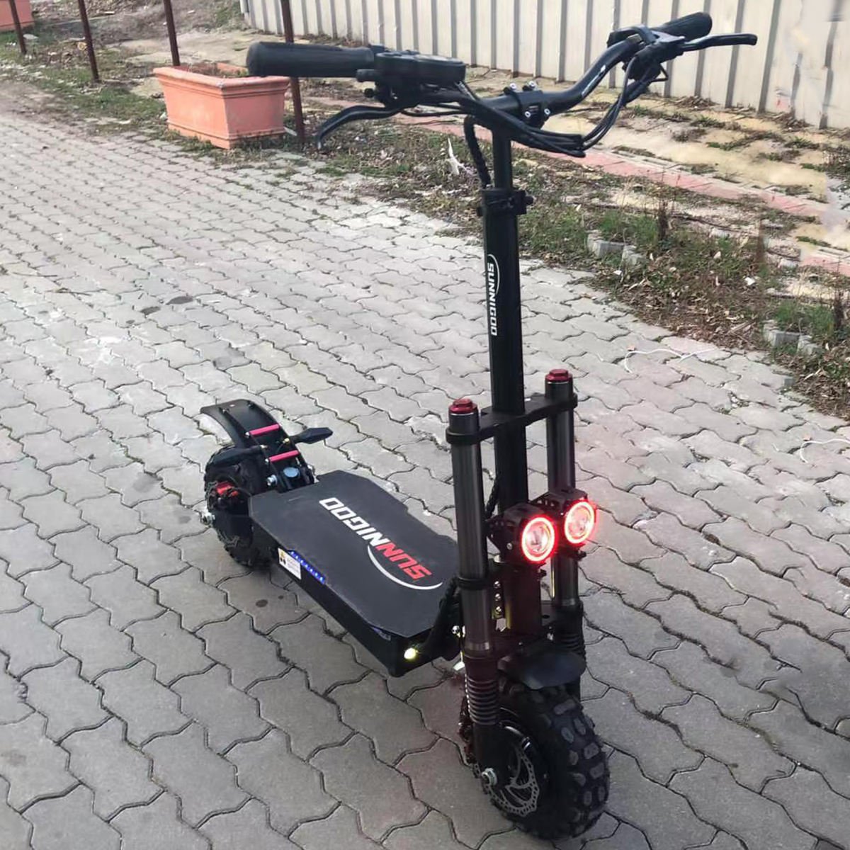 120Km 6000W Dual Motor Powerful Electric Scooters Folding 80km/h E Scooters 11Inch Off Road Tire E-scooter For Adults