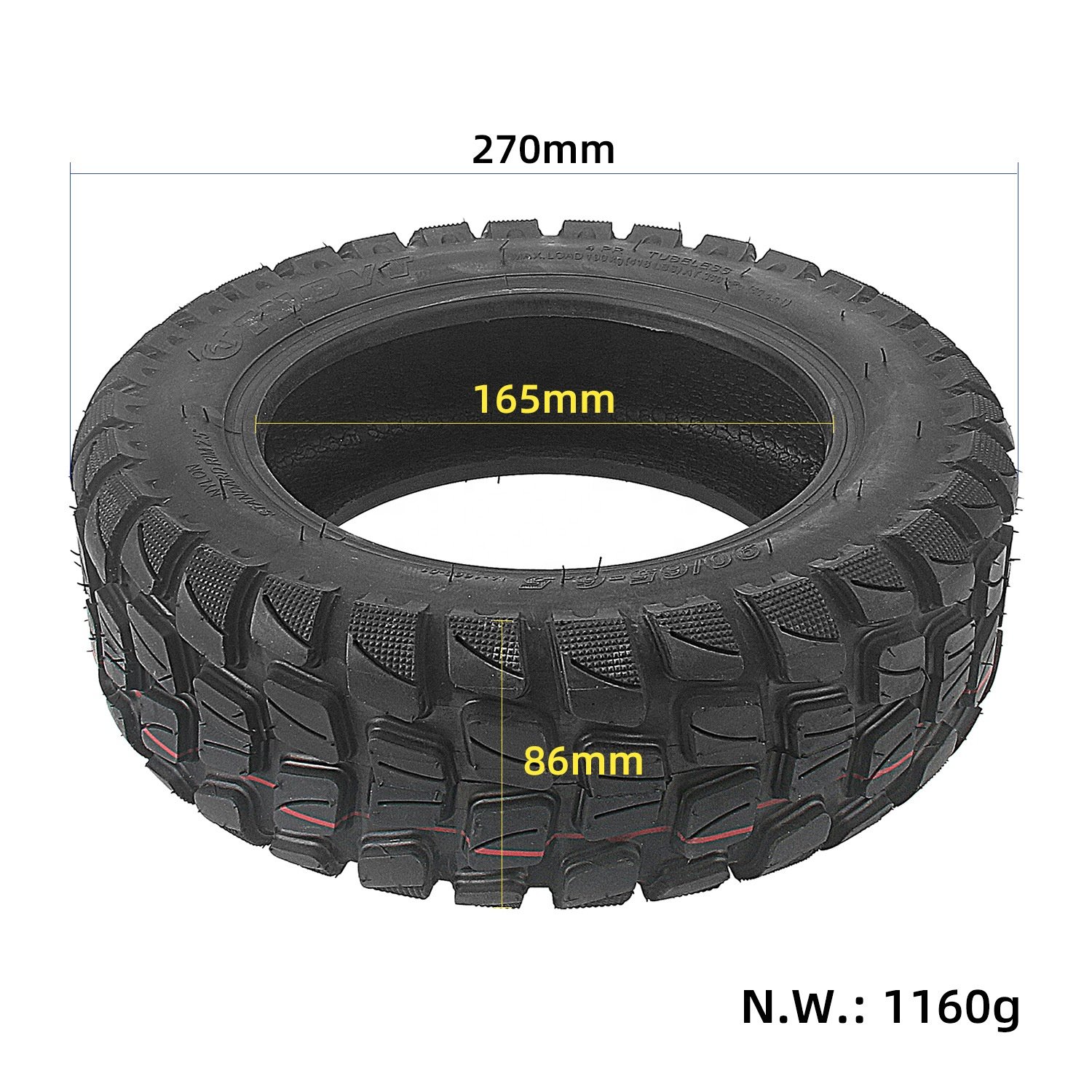 11inches Road Tire For Electric Scooter 90/65-6.5 Tyre Scooter Tire Scooter Parts accessories