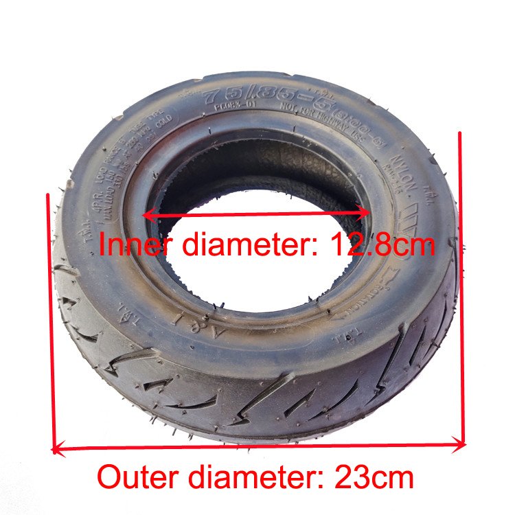 modern style new 10 inch 75/85-5 Rubber pneumatic tyre and tube for electric scooter wheel parts 75/85-5(3.00-5) tire