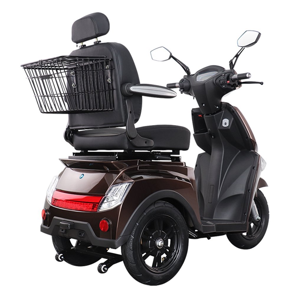Electric scooters powerful adult with baket